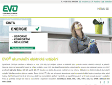 Tablet Screenshot of evo.cz